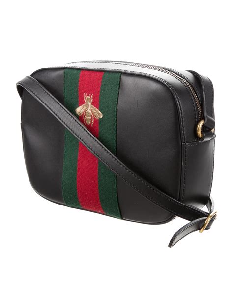 gucci web bee crossbody|gucci handbags.